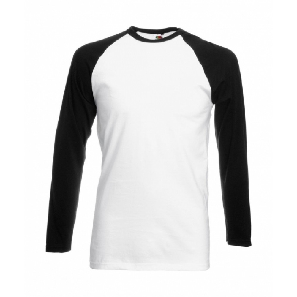 Μακρυμάνικο Baseball T-Shirt Fruit Of The Loom, VALUEWEIGHT 61-028-0