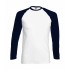 Μακρυμάνικο Baseball T-Shirt Fruit Of The Loom, VALUEWEIGHT 61-028-0