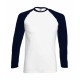 Μακρυμάνικο Baseball T-Shirt Fruit Of The Loom, VALUEWEIGHT 61-028-0