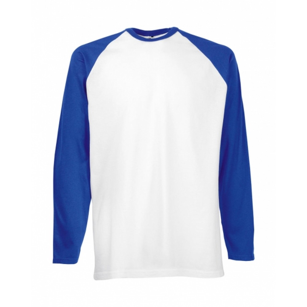 Μακρυμάνικο Baseball T-Shirt Fruit Of The Loom, VALUEWEIGHT 61-028-0