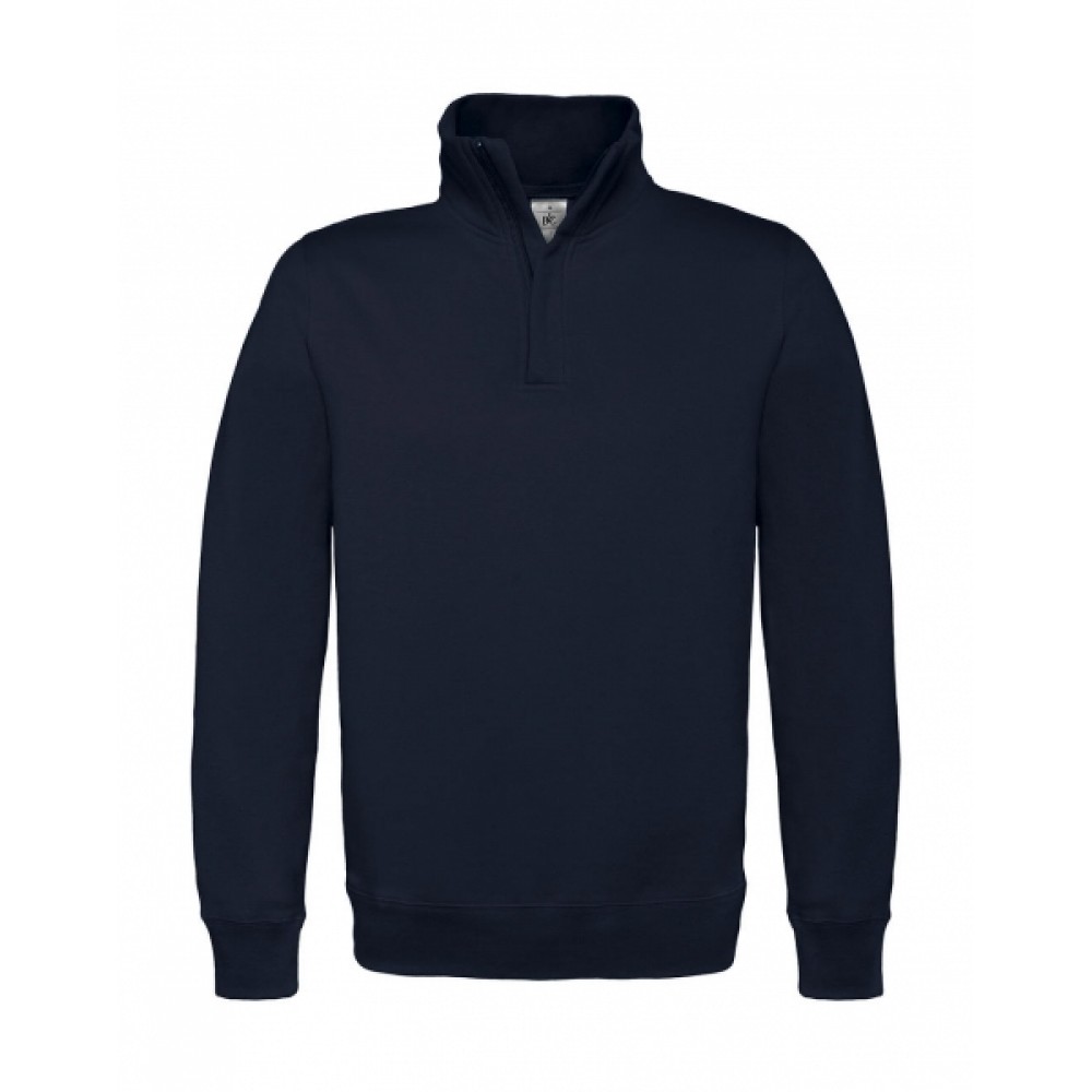 Cotton Rich 1/4 Zip Φούτερ B&C ID.004