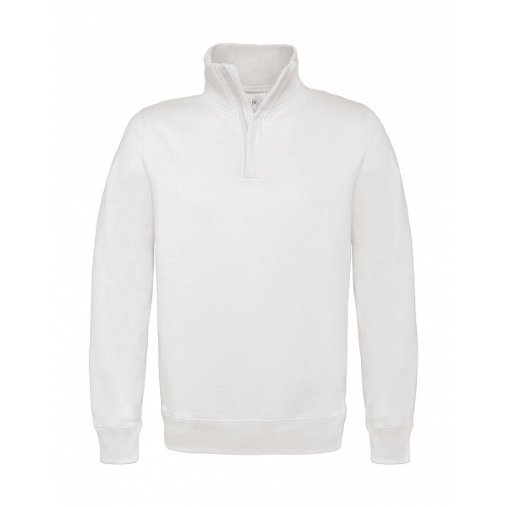 Cotton Rich 1/4 Zip Φούτερ B&C ID.004