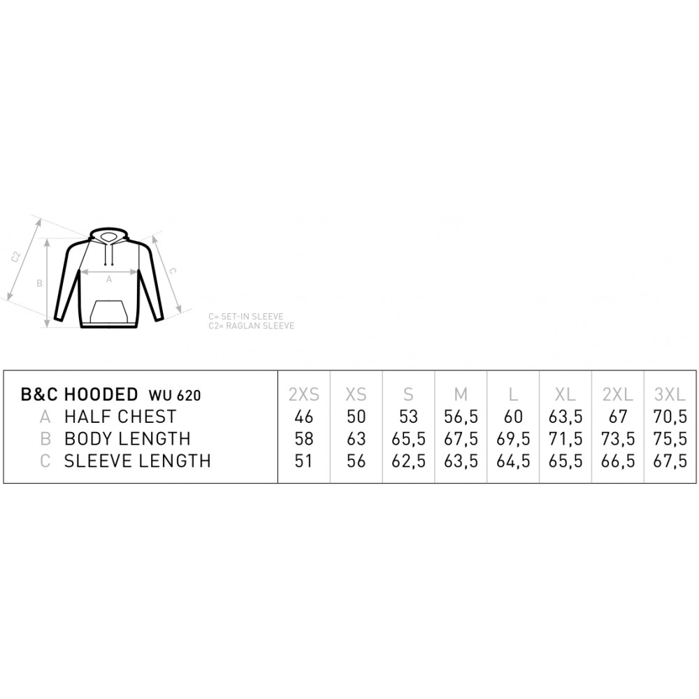 Φούτερ B&C, WU620