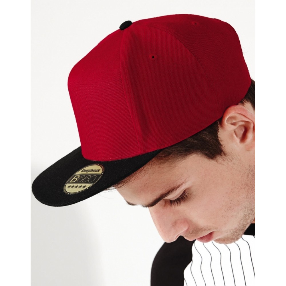 Καπέλο Beechfield, ORIGINAL FLAT PEAK SNAPBACK B660