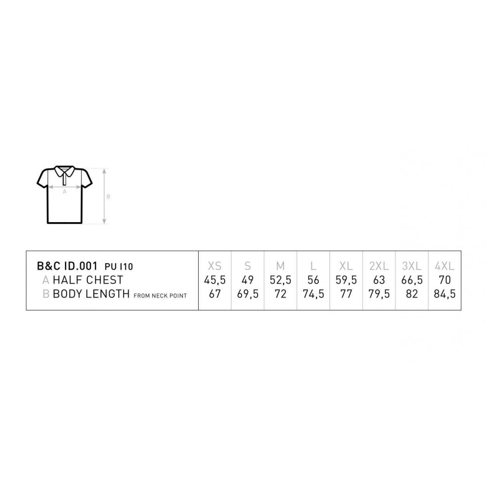 Ανδρικό Μπλουζάκι Πόλο B&C, ID.001
