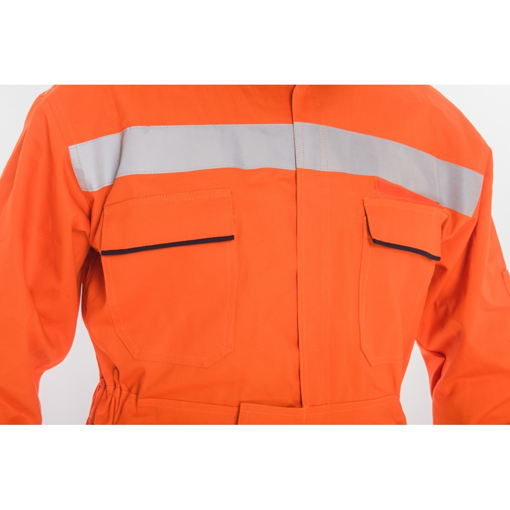 Φόρμα εργασίας ολόσωμη βαμβακερή, με λεπτομέρειες και ανακλαστική ταινία No Limit, 71118002