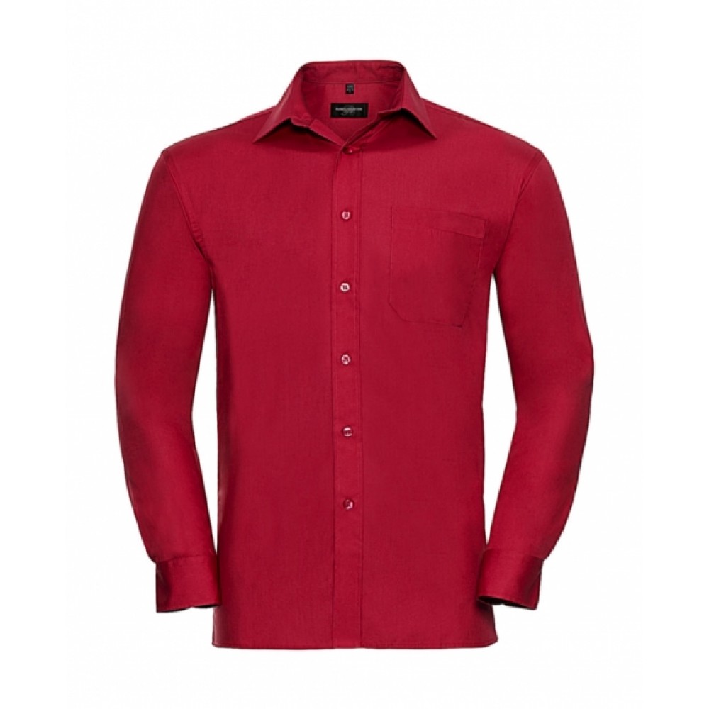 Πουκάμισο Ανδρικό Russell Collection, COTTON POPLIN LS R-936M-0